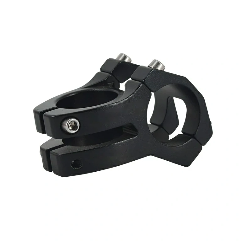 Pipă scurtă sportivă ghidon bicicletă MTB 31.8 mm neagră Pipă scurtă sportivă pentru bicicletă MTB, 31.8 mm, neagră, fabricată din aluminiu ușor și rezistent