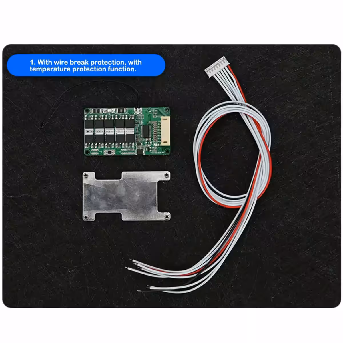 Modul BMS pentru protecția bateriilor Li-ion 7S cu curent 25A