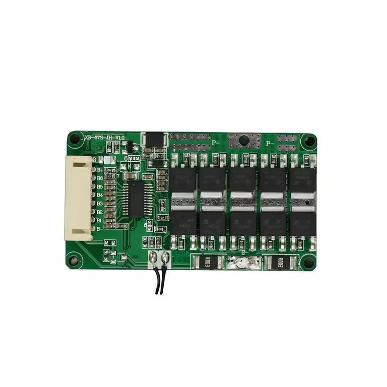 BMS 7S pentru baterii Li-ion Modul protecție și control încărcare/descărcare baterii Li-ion 7S