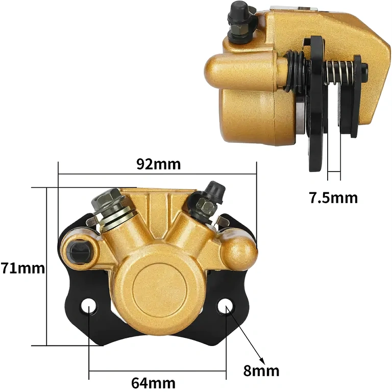 Etrier frână disc ATV universal pentru 50cc–250cc