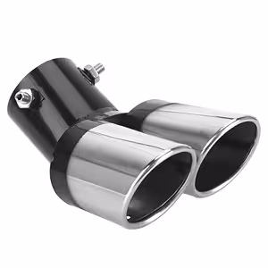 Ornament Teavă Evacuare Dublă Inox Universal – Compatibil BMW, Audi, VW