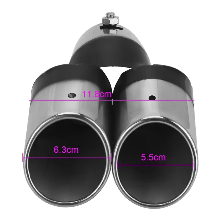 Capăt decorativ universal din inox pentru țeavă eșapament