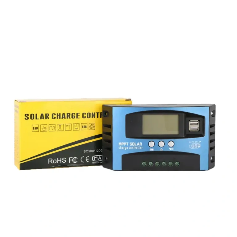 Controler solar eficient cu protecții multiple Regulator solar cu protecție la scurtcircuit, polaritate inversă și suprasarcină