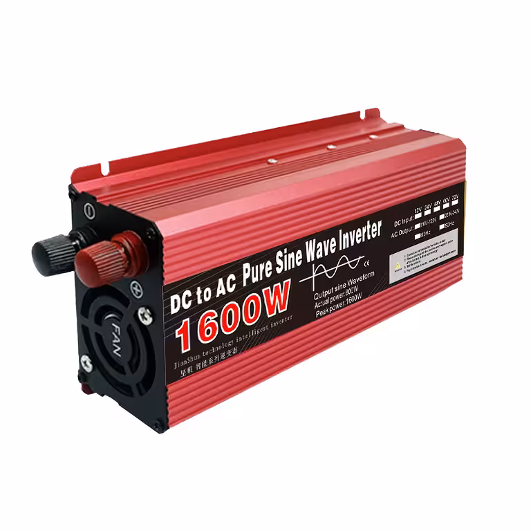 Invertor 1600W Undă Sinusoidală Pură 12V la 220V – Putere Continuă 800W