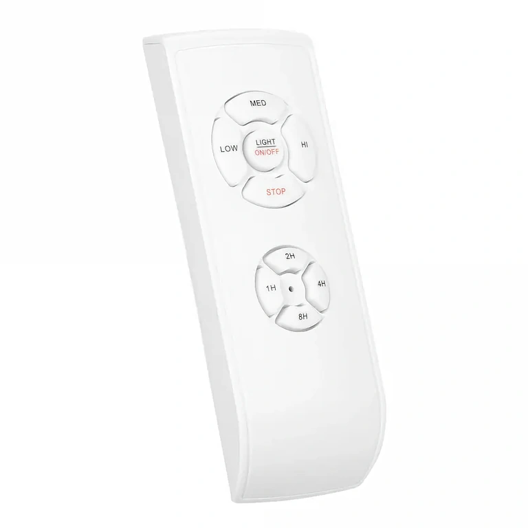 Telecomandă din ABS pentru ventilator și lumină Telecomandă rezistentă din plastic ABS cu design ergonomic pentru controlul iluminatului și aerului.