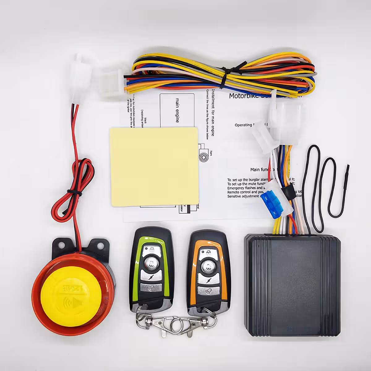 Kit antifurt complet pentru protecție ATV și motocicletă