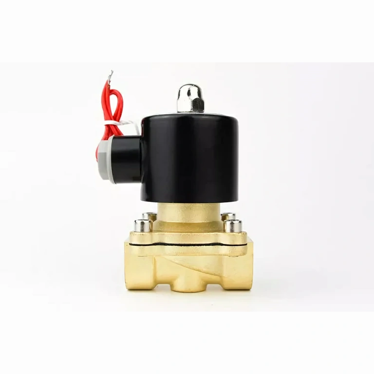 Electrovalvă solenoid cu filet 1/2 inch și funcție normal închisă Electrovalvă cu filet standard 1/2 inch, deschidere la alimentare, închidere automată