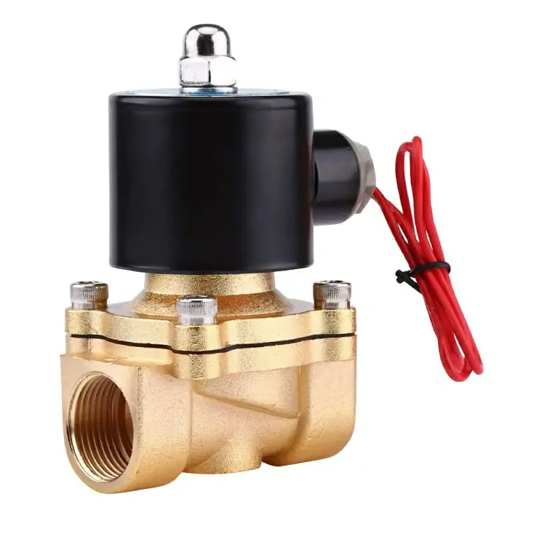 Electrovana din alamă 3/4 inch cu solenoid Supapă electromagnetica din alamă, filet 3/4 inch, pentru apă