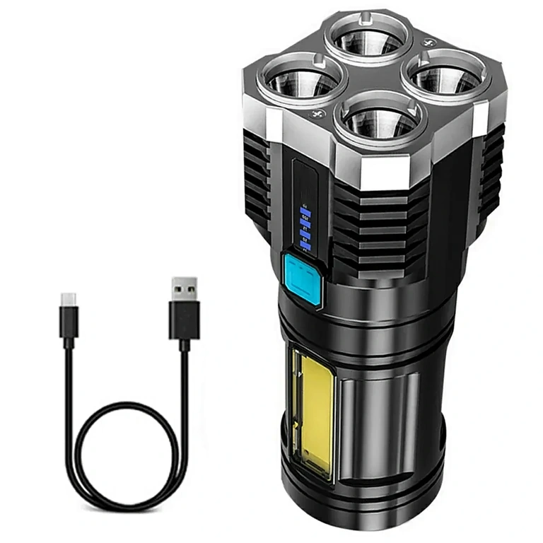 Lanternă LED reîncărcabilă pentru vânătoare Lanternă LED cu lumină foarte puternică pentru vânătoare