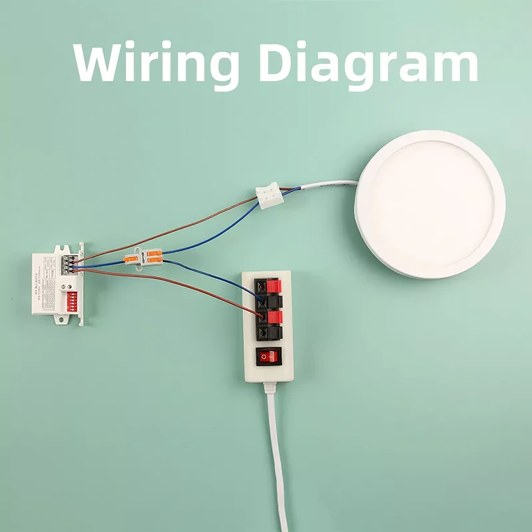 Schema de conectare electrică Diagramă de conectare a senzorului de miscare la 220V