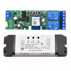 Modul Releu Inteligent WiFi 2 Canale 5V–24V Compatibil Tuya Smart Life
