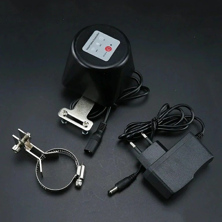 Accesorii incluse pentru montajul electrovalvei Wi-Fi