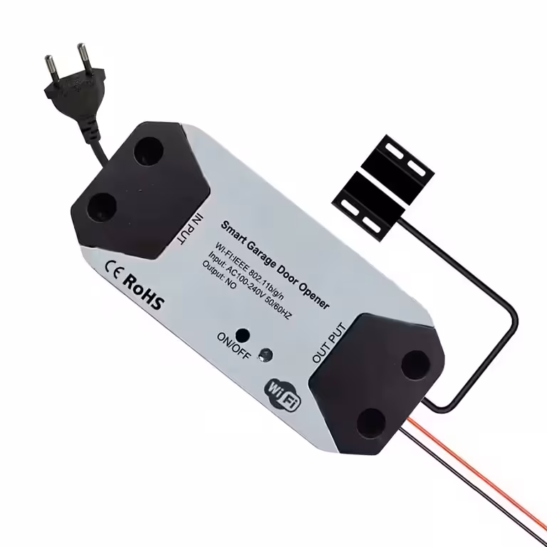 Modul Releu WiFi pentru Porți și Uși de Garaj – Automatizare Tuya, Control din Telefon