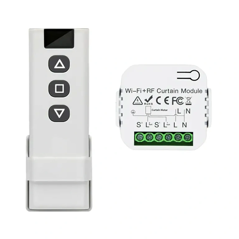 Imagine frontală a modulului de comutare wireless Tuya pentru control inteligent