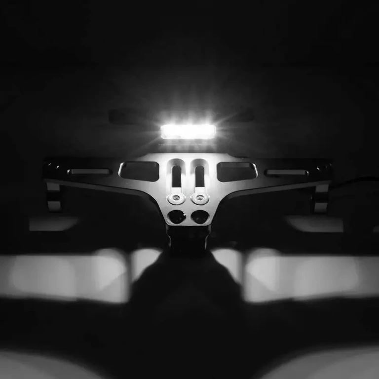 Suport placuță moto de culoare neagră, cu design modern