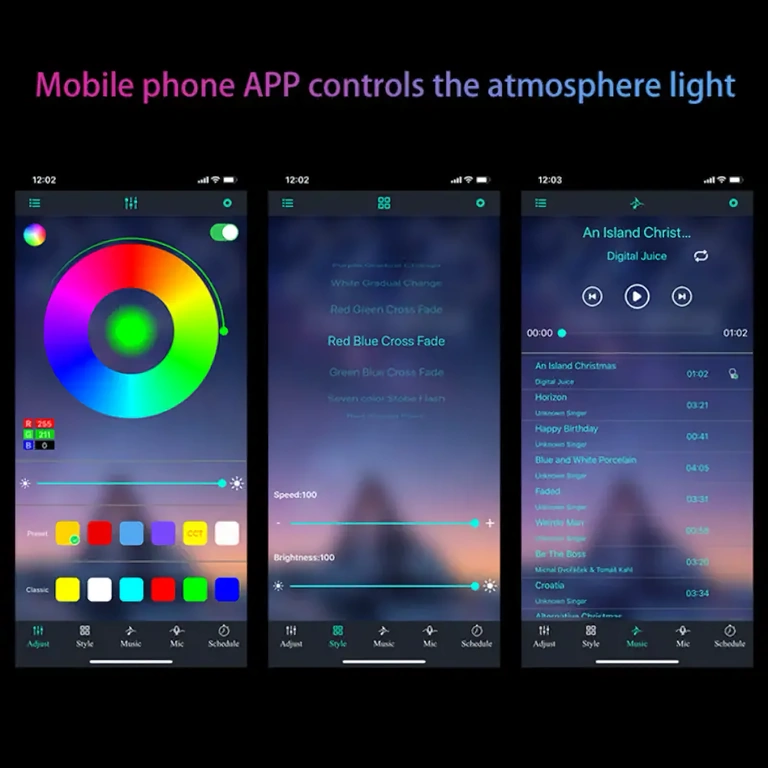 Lumini auto sincronizate cu muzica LED-uri auto care se aprind în ritmul muzicii