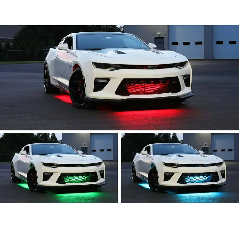 Kit LED sub mașină pentru condus nocturn Lumini LED montate sub mașină pentru efect vizual pe timp de noapte