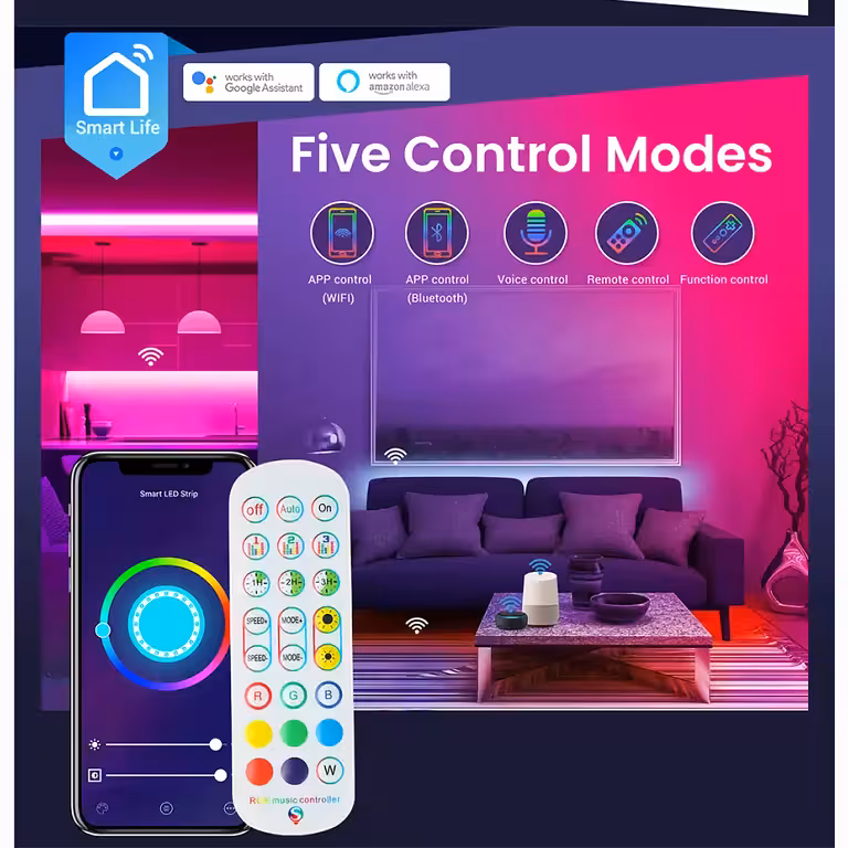 Dispozitiv cu conexiune WiFi 2.4GHz pentru control facil
