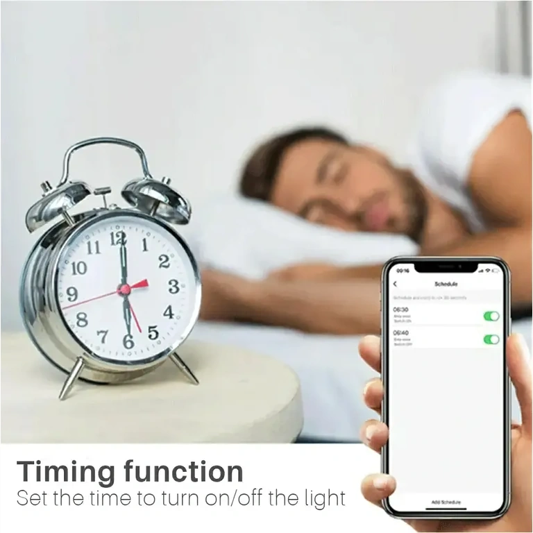 Bec LED E27 cu WiFi, ajustare luminozitate și scene personalizate