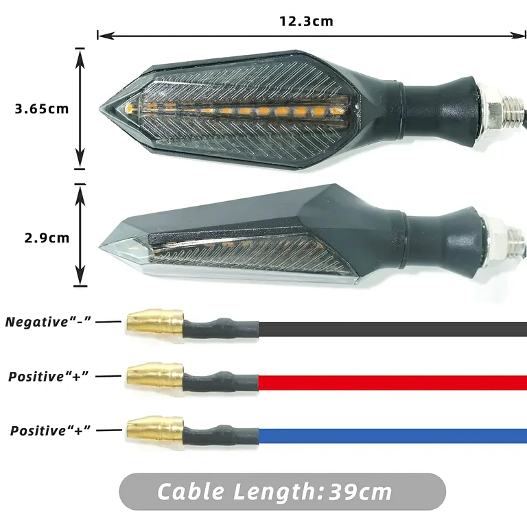 Semnalizatoare cu fir negru, albastru și roșu pentru legături