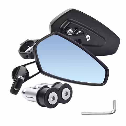 Oglinzi Retrovizoare Universale pentru Motocicletă, ATV, Bicicletă și Trotinetă Electrică – Aluminiu Reglabil 360°