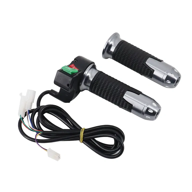 Mâner acceleratie cu buton de claxon pentru scuter electric