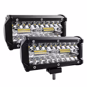 Set 2 Proiectoare LED BAR Auto 240W – 24000LM, 12V/24V pentru Tractor, Camion, ATV, Offroad