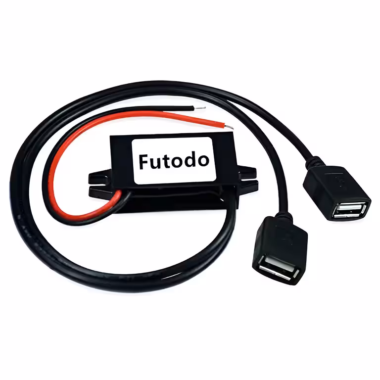 Modul Coborâtor de Tensiune 12V 24V 36V 48V la 5V 3A – Step Down Converter cu USB pentru Cameră Auto, Telefon, Sistem Solar