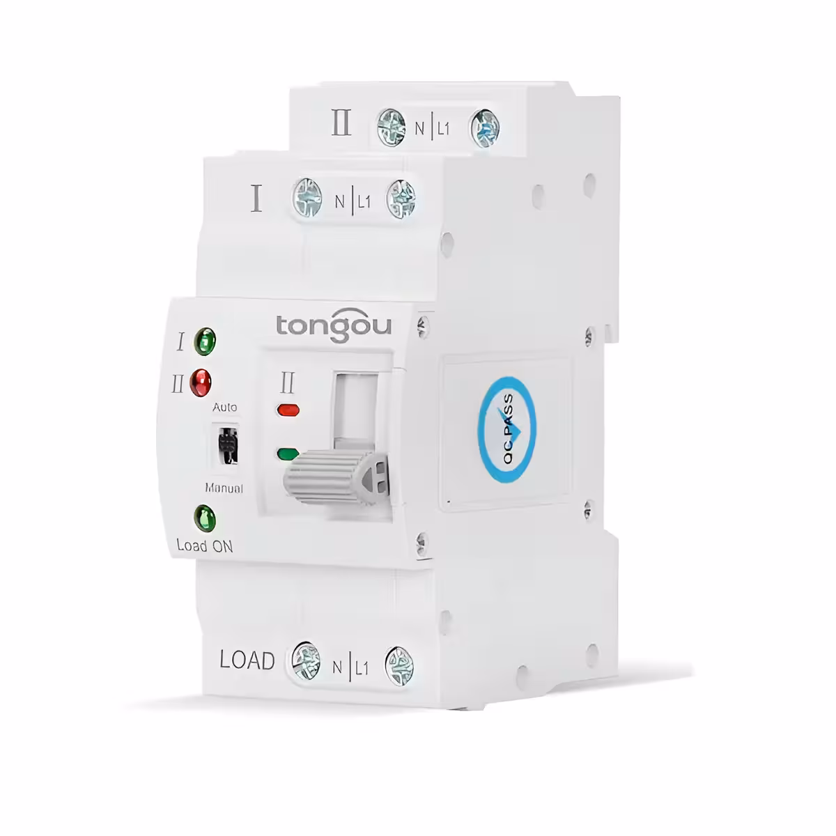 Vedere laterală a comutatorului automat de transfer