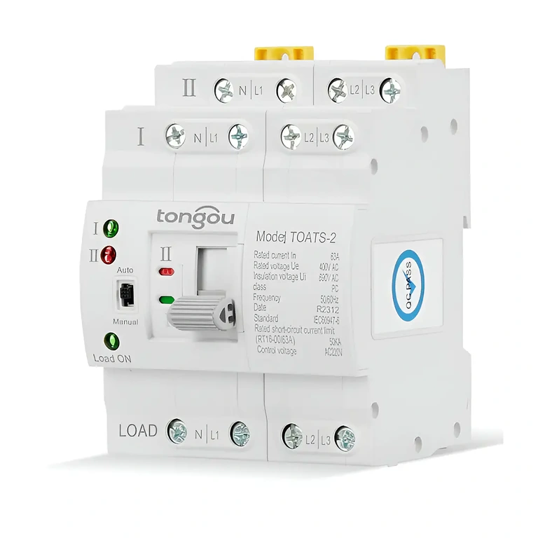 Sistem de comutare rapidă între sursa principală și sursa de rezervă
