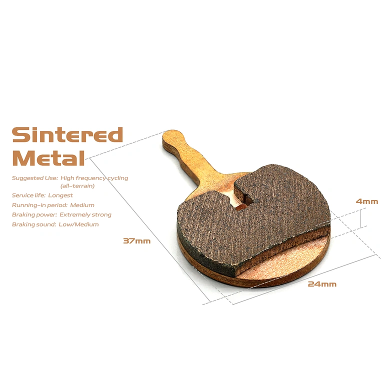 Imagine detaliată plăcuțe frână metalice AVID BB5