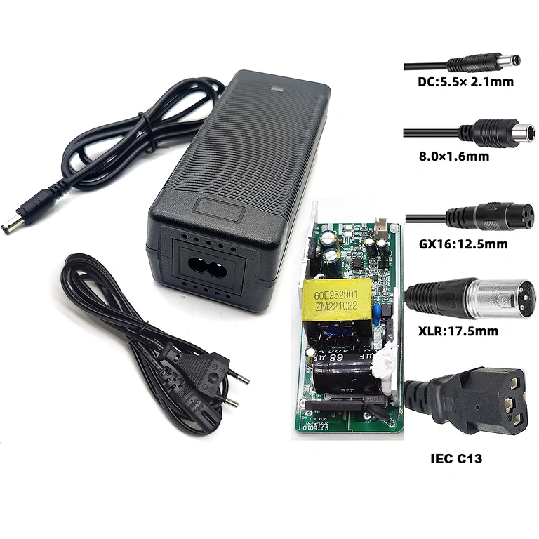 Încărcător 48V–54.6V 2A cu mufă coaxială 8mm compatibil Xiaomi și Segway-Ninebot