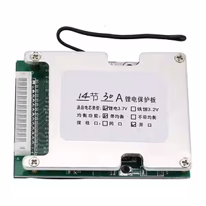 BMS 14S 52V 30A pentru baterii Li-Ion – protecție și echilibrare acumulatori