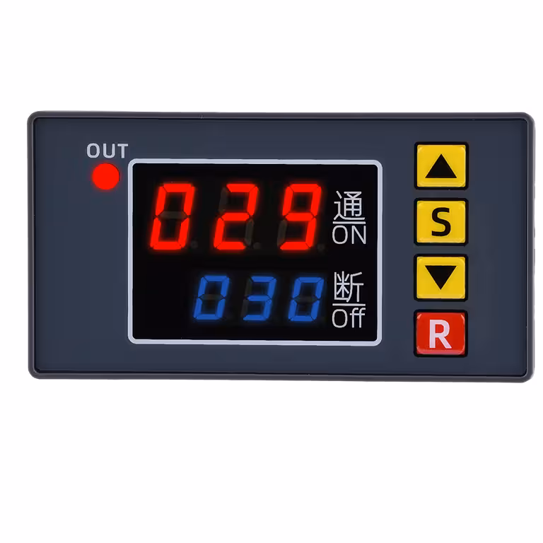 Releu de timp 24V DC ciclic – Temporizator programabil cu funcție de întârziere și buclă repetitivă