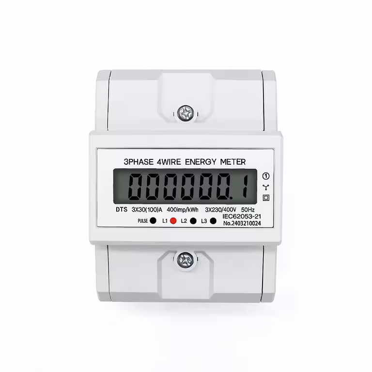 Contor Trifazat Digital de Curent pentru Energie Electrică 380V – Monitorizare Precisa a Consumului