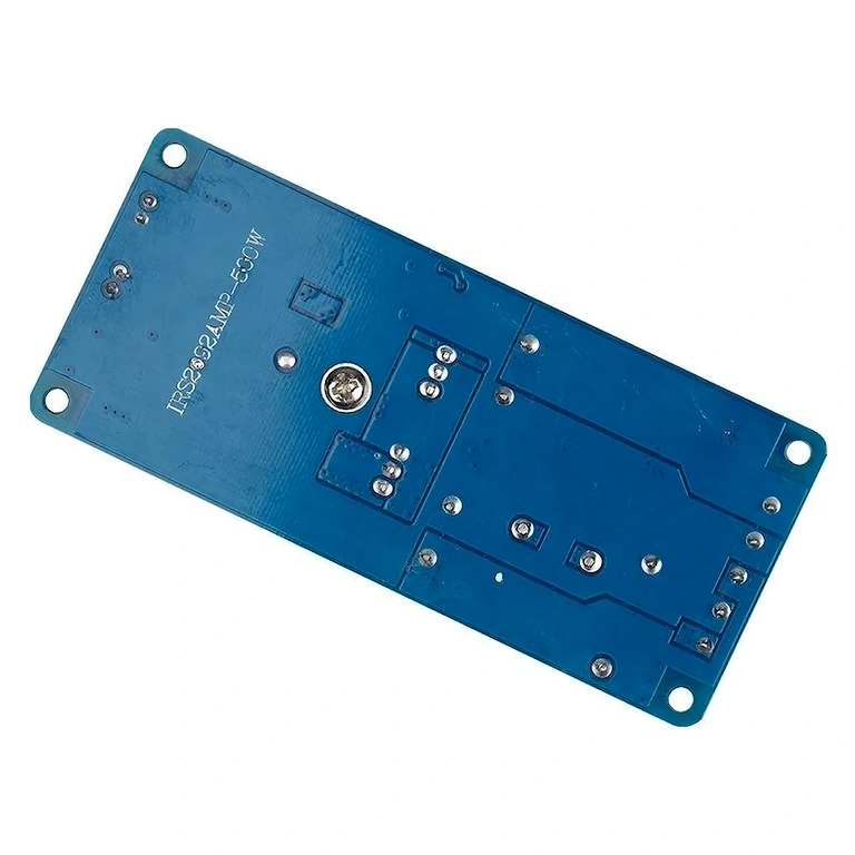 Vedere spate a kitului amplificator mono 500W IRS2092