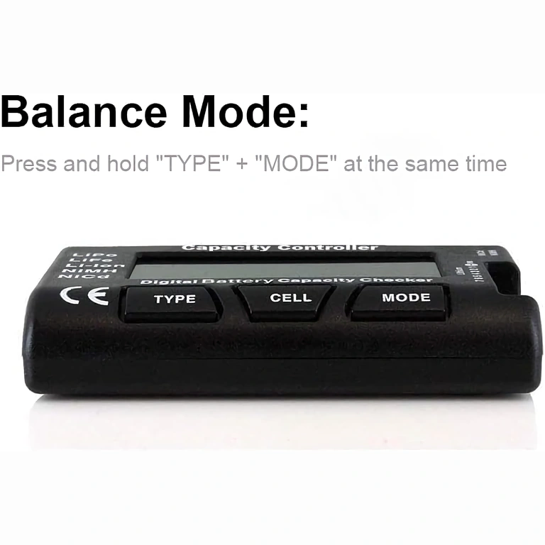 Tester digital pentru toate tipurile de baterii 2-7S cu acuratețe 0,001V