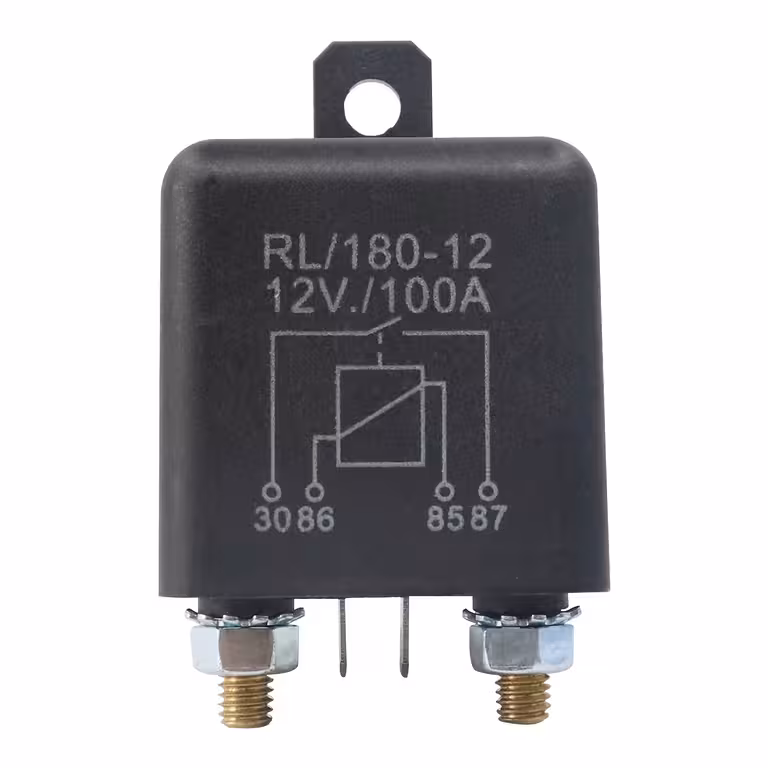 Releu auto 12V 100A – control sarcini mari, pompe, ventilatoare și sisteme audio