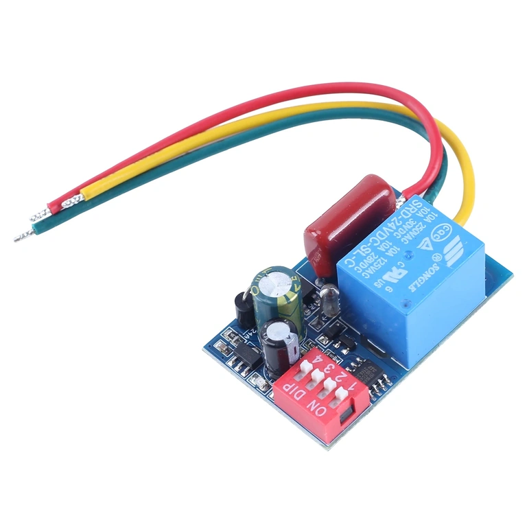 Componente modul releu de timp mecanic/analogic, vizualizare detalii