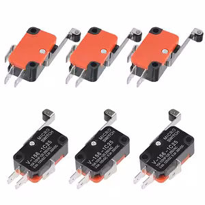 Întrerupător limitator de cursă V-156-1C25 cu pârghie lungă – vedere principală