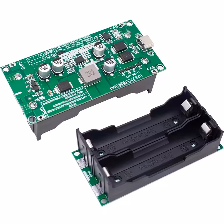 Modul UPS Mini 5V/12V – modul UPS DC cu încărcare pentru acumulatori 18650