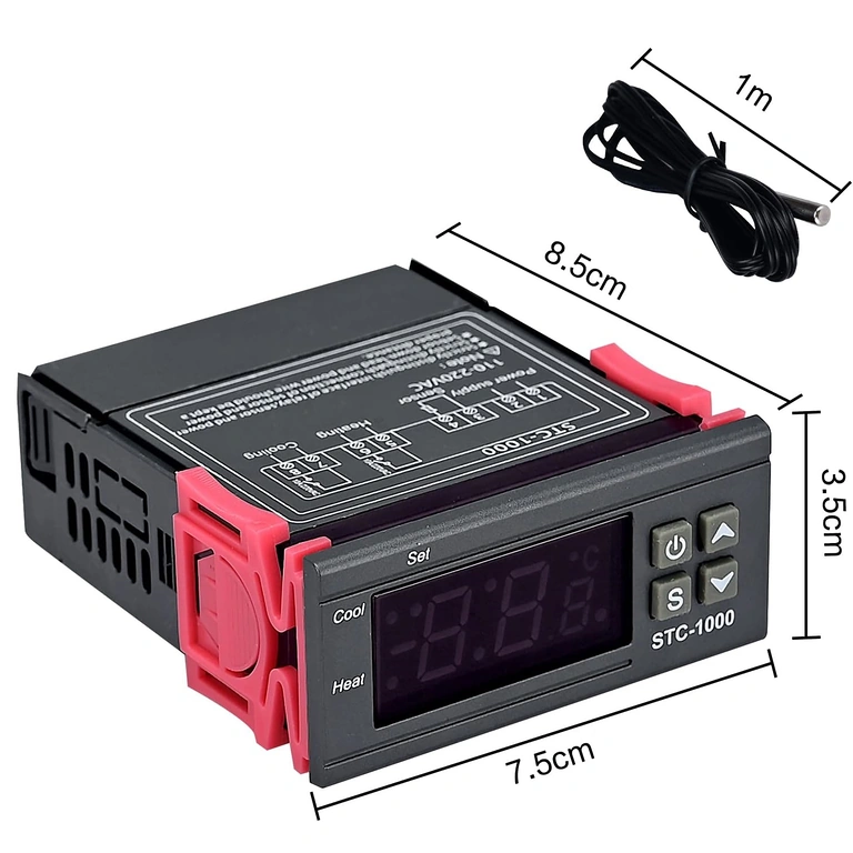 Controler temperatură STC1000 pentru fermentare bere, vin și homebrewing