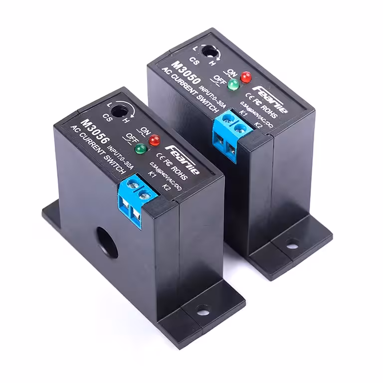 Senzor detecție curent 0.2–30A – Releu electronic NO/NC reglabil, modul monitorizare și protecție curent