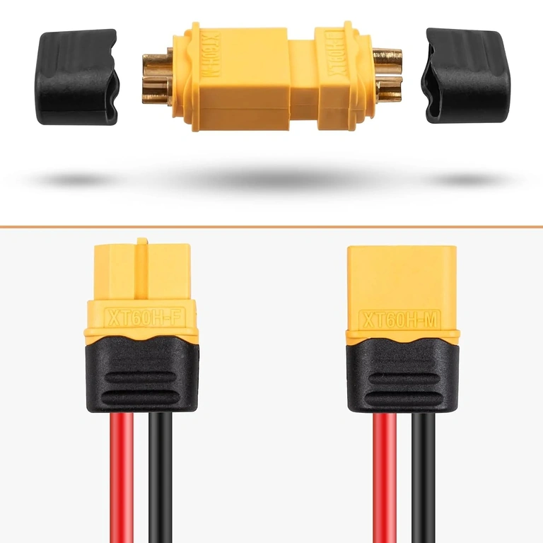Conector tată + mamă XT60H conectată pentru testare, set de 5pcs