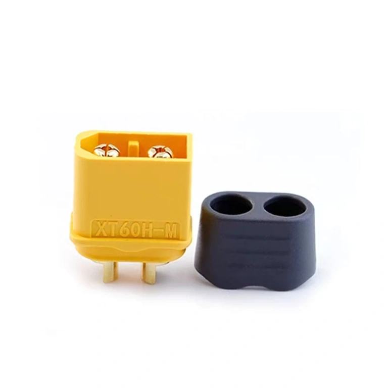 Vedere de aproape a primelor 5 mufele tată XT60H din set