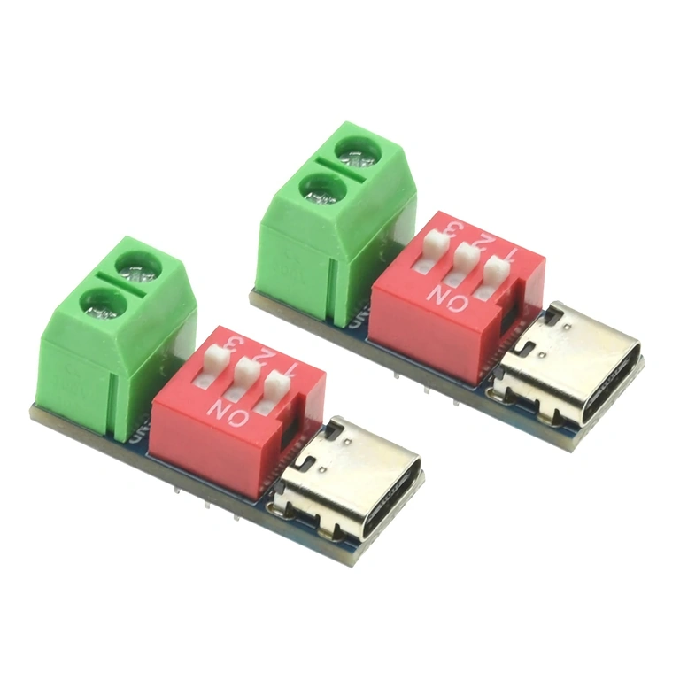 Selectare tensiune 5V–20V prin DIP