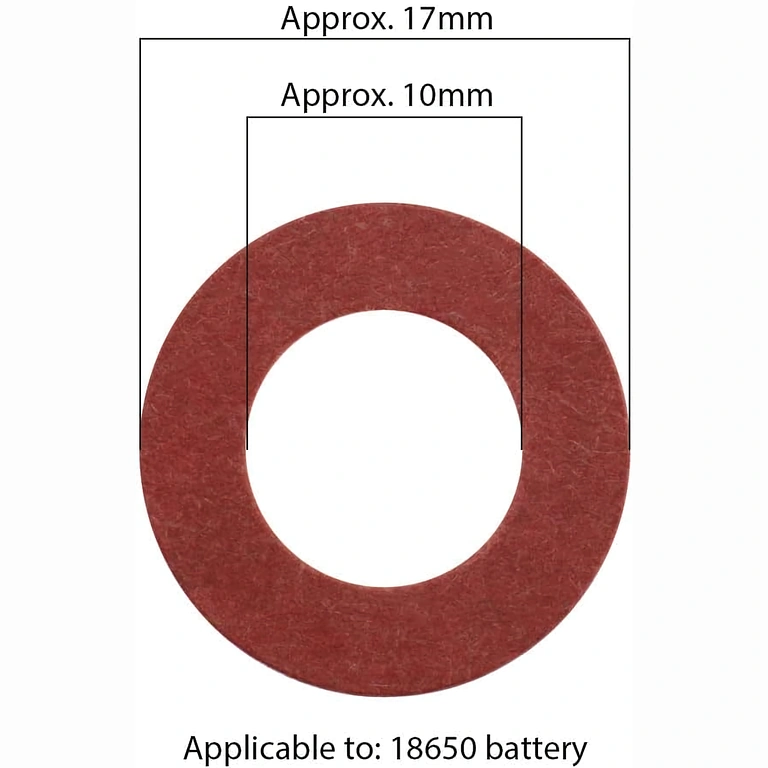Dimensiuni exacte 17.8x10.5x0.3mm pentru hârtia izolatoare 18650