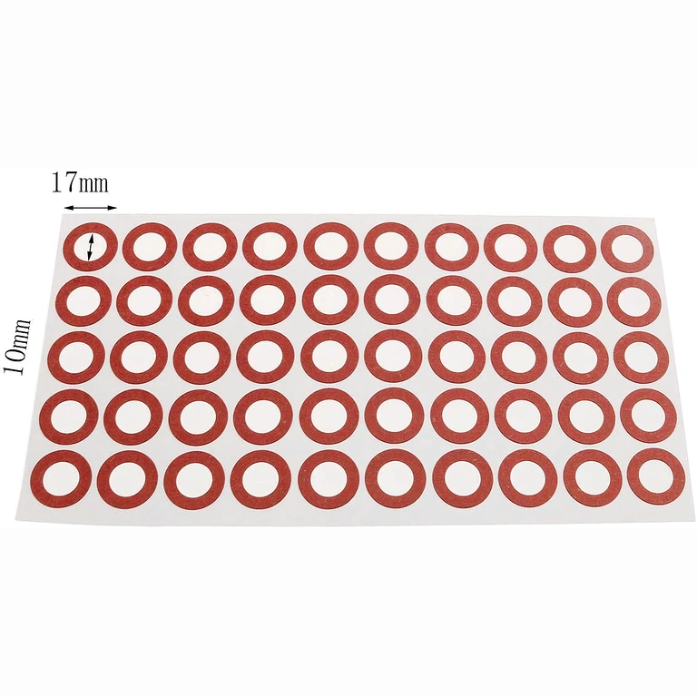 Hârtie izolatoare roșie pentru punctul anodic al bateriilor 18650