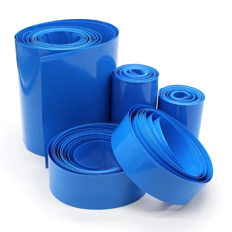 Tub termocontractabil Cellpack albastru la metru pentru acumulatori