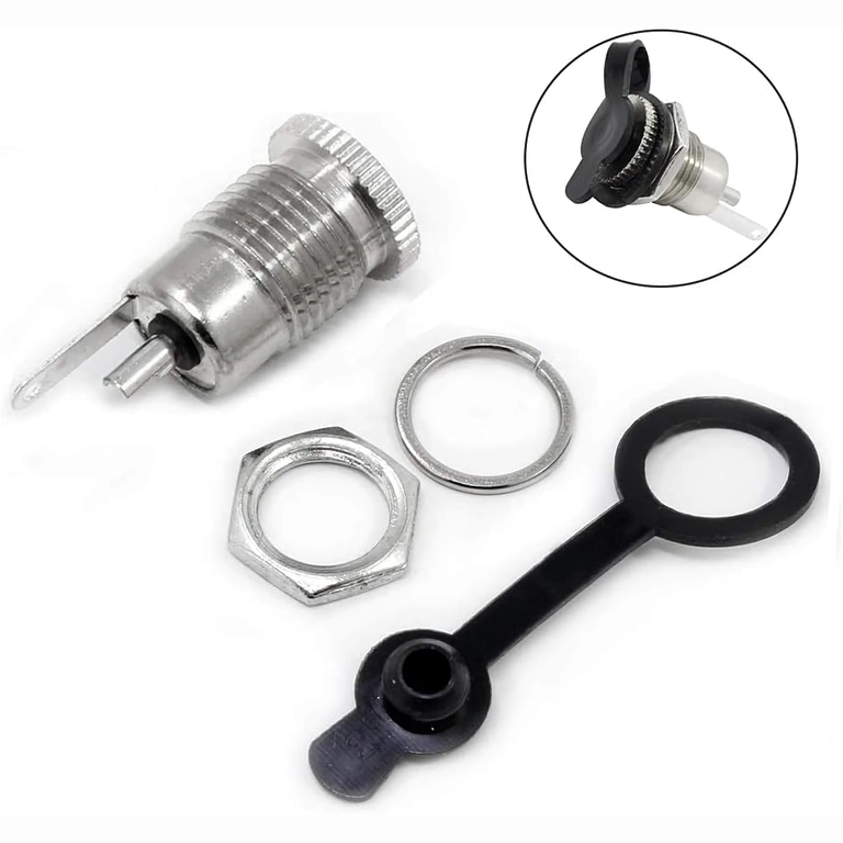 Set 5 bucăți mufă DC 12V 5.5x2.1mm – ambalaj